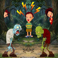 Kids Escape From Zombies