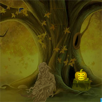 Free online html5 games - Creepy pumpkin forest escape game - WowEscape