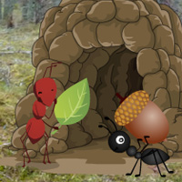 Free online html5 games - Ant Hill Forest Escape game 