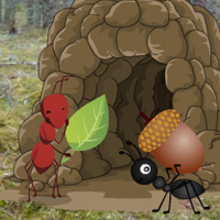 Free online html5 games - Ant Hill Forest Escape game - WowEscape