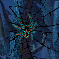 Free online html5 games - Black Widow Spider Forest Escape game - WowEscape