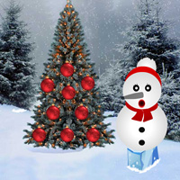 Free online html5 games - Christmas Ball Forest Escape game - WowEscape