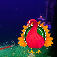 Free online html5 games - Crazy Turkey Forest Escape game - WowEscape