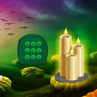 Free online html5 games - Cursed Candle Forest Escape game - WowEscape