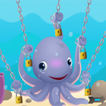 Free online html5 games - Cute Octopus Escape game - WowEscape