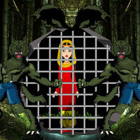 Free online html5 games - Escape Game Save the Girl from Werewolf game - WowEscape