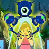 Free online html5 games - Escape the Girl from Robot game 