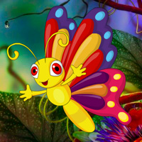 Free online html5 games - Fantasy Butterfly Rescue game - WowEscape