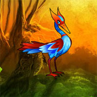 Free online html5 games - Fantasy Egret Forest Escape game - WowEscape