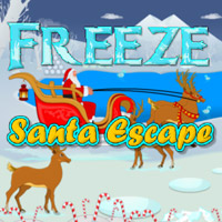 Free online html5 games - Freeze Santa Escape game - WowEscape