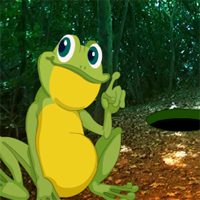 Free online html5 games - Giant Frog Forest Escape game 