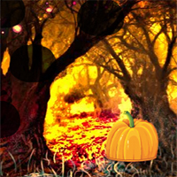 Free online html5 games - Halloween Devil Angel Escape game 