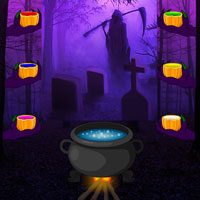 Free online html5 games - Halloween Gothic Forest Escape game - WowEscape