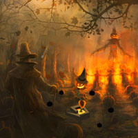 Free online html5 games - Haunting Halloween Pumpkin Escape game - WowEscape