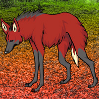 Free online html5 games - Maned Wolf Escape game - WowEscape