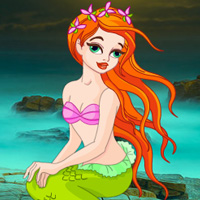 Free online html5 games - Mermaid Fantasy Forest Escape game - WowEscape