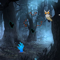 Free online html5 games - Moon Forest Escape game - WowEscape 