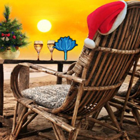 Free online html5 games - New Year Beach Celebration Escape game - WowEscape
