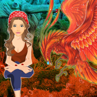 Free online html5 games - Phoenix Bird Forest Escape game - WowEscape