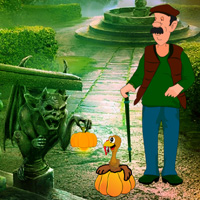 Free online html5 games - Pumpkin to Turkey Life Escape game - WowEscape