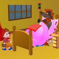 Free online html5 games - Red Riding Hood Escape game - WowEscape