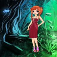 Free online html5 games - Rescue Girl from Devil Forest game - WowEscape