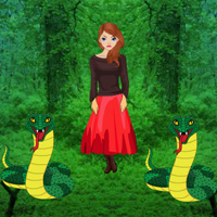 Free online html5 games - Rescue Girl from Snakes game - WowEscape