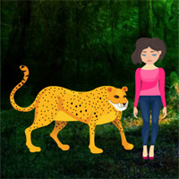 Free online html5 games - Rescue Girl From Wild Animal game - WowEscape