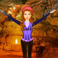 Free online html5 games - Rescue Girl from Wooden Cave game - WowEscape