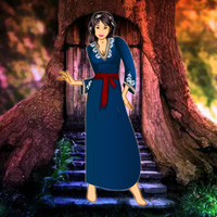 Free online html5 games - Rescue Japanese Girl from Forest game 