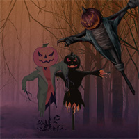 Free online html5 games - Scarecrow Forest Escape game - WowEscape