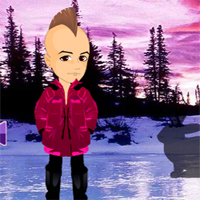 Free online html5 games - Snow Punk Boy Escape game - WowEscape