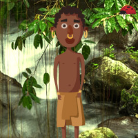 Free online html5 games - Tribe Kid Escape game - WowEscape