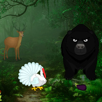 Free online html5 games - Turkey Jungle Escape game - WowEscape