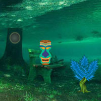 Free online html5 games - Underwater Forest Escape game - WowEscape