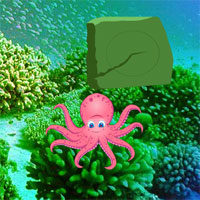 Free online html5 games - Underwater Octopus Family Escape game - WowEscape