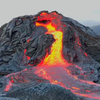 Free online html5 games - Volcano Eruption Escape game 