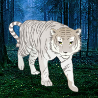 Free online html5 games - White Tiger Escape game - WowEscape