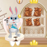 Free online html5 games - Easter Bunny Room Escape game - WowEscape