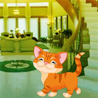 Free online html5 games - Find The Child Cat From Luxury Room game - WowEscape