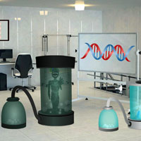 Free online html5 games - Genetic Research Center Escape game - WowEscape