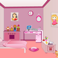 Free online html5 games - Mini Escape-Pink Room game - WowEscape