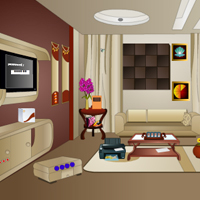 Free online html5 games - Mini Escape-Trendy Room game 