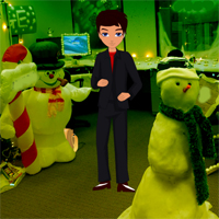 Free online html5 games - New Year Office Party Escape game - WowEscape