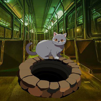 Abandoned Train Cat Escape