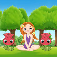 Free online html5 games - Aid The Naive Girl game - WowEscape