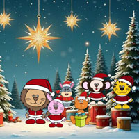 Animals Christmas Celebration