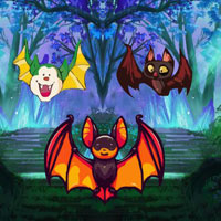 Free online html5 games - Boy Out From Bats Forest game - WowEscape