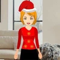 Free online html5 games - Christmas house party girl escape game - WowEscape