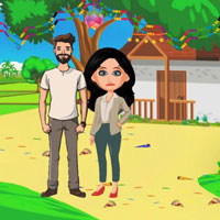 Free online html5 games - Couple Escaped Village Party game - WowEscape